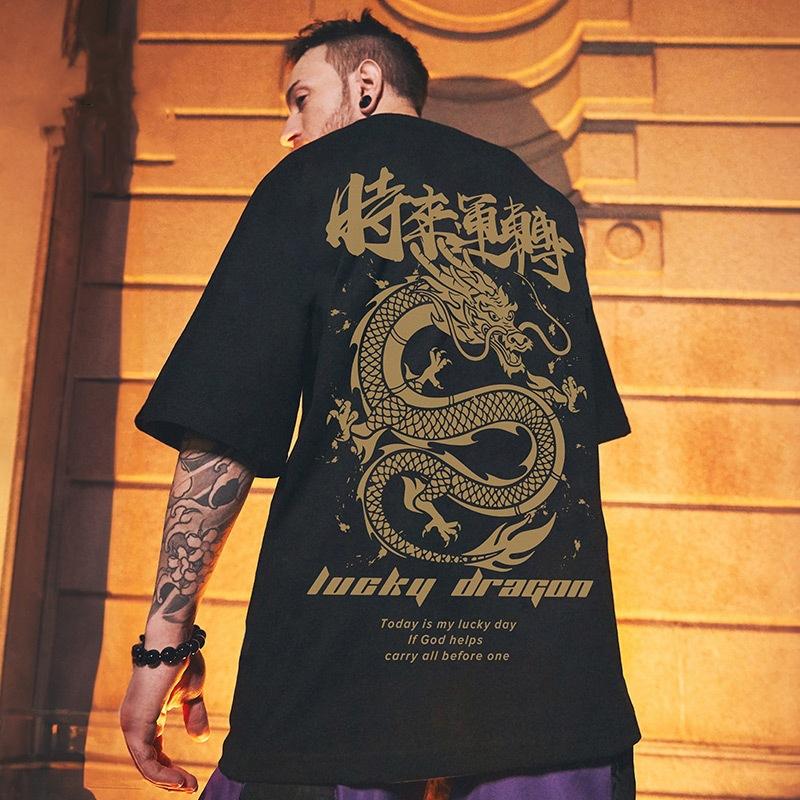 American Fashion Brand Bear Short Sleeve T-shirt Men's Summer 100% Cotton Loose T-shirt Men's Breathable Top