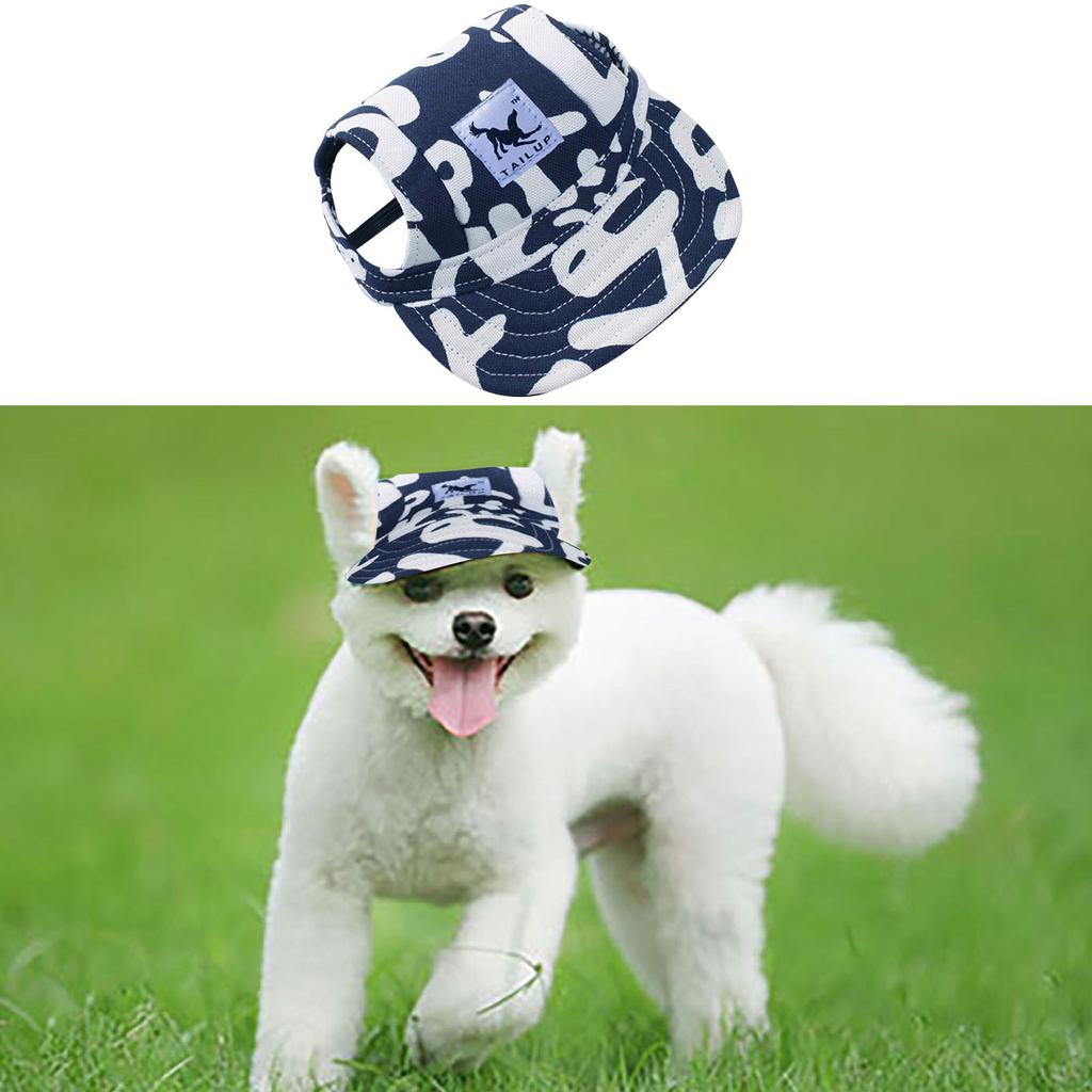 Small Pet Summer Canvas Cap Dog Baseball Visor Hat Puppy Outdoor Pet Cap