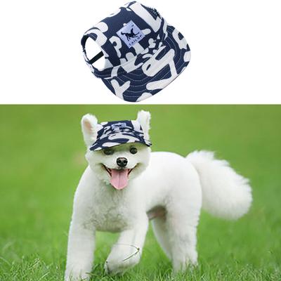 Malá letní plátěná čepice Pes Baseball Visor Čepice Puppy Outdoor Pet