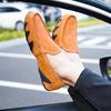 Mode Handgefertigte Herren Club Flats Freizeitschuhe Leder Mode Herren Büroschuhe All-Match Klassische Loafer Bequemer Herren Fahrschuh