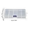 Double Layer Transparents Fishing Baits Organizers with Durability Plastic Construction for Lures Storage