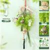 AKIRO DIY Dragon Boat Festival Wormwood Bamboo Lantern Door Hanging