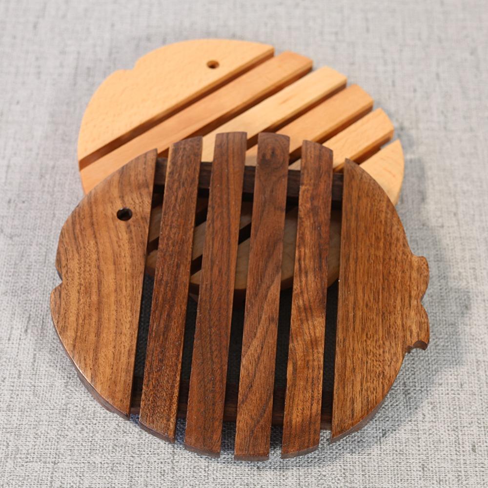 Portable Fish Shape Coaster Simple Dishes Mat Dining Table Decoration Table Mat Living Room