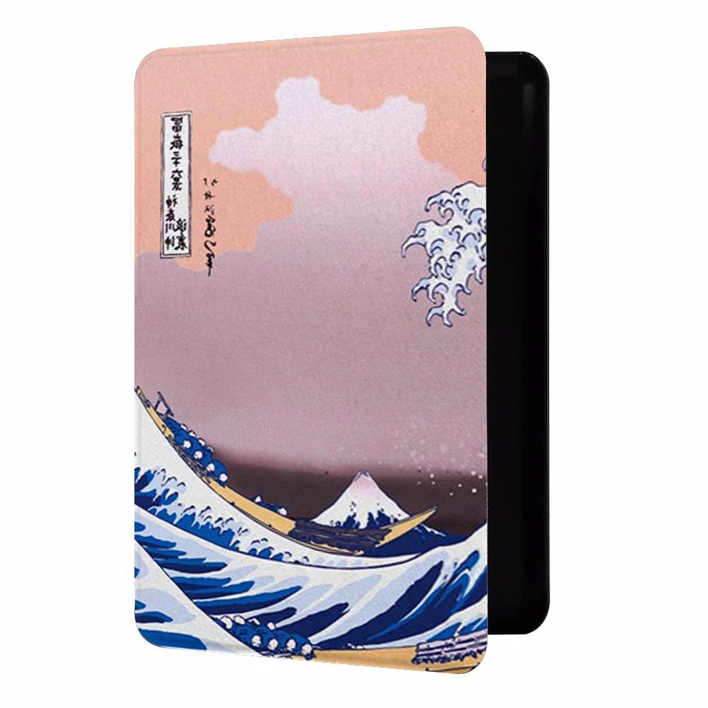 Bemalte matte Schutzhülle Skin Äußeres Wasserdichtes & Staubfreies Design für Kindle Paperwhite 4 2018 Gen 10 PQ94WIF E-Book Reader