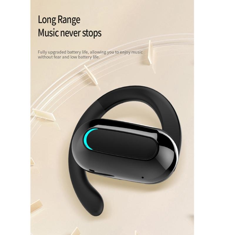 Highly Fidelity Bluetooth-compatible 5.3 Earbuds with Earhook ,10M Distance Wireless Earbuds Waterproof Sport Headphones