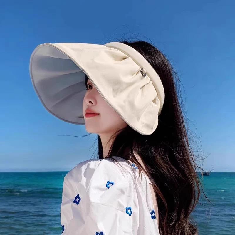 Women's Summer UV Protection Topless Sun Hat - Newcomer Discount