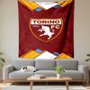 Torino FC Emblem Tapestry Design Patterned Tapestry Decorative Wall Hanging, Home Bedroom Living Room Decor