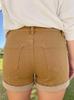 High-Waisted Women's Elastic Denim Street Style Shorts