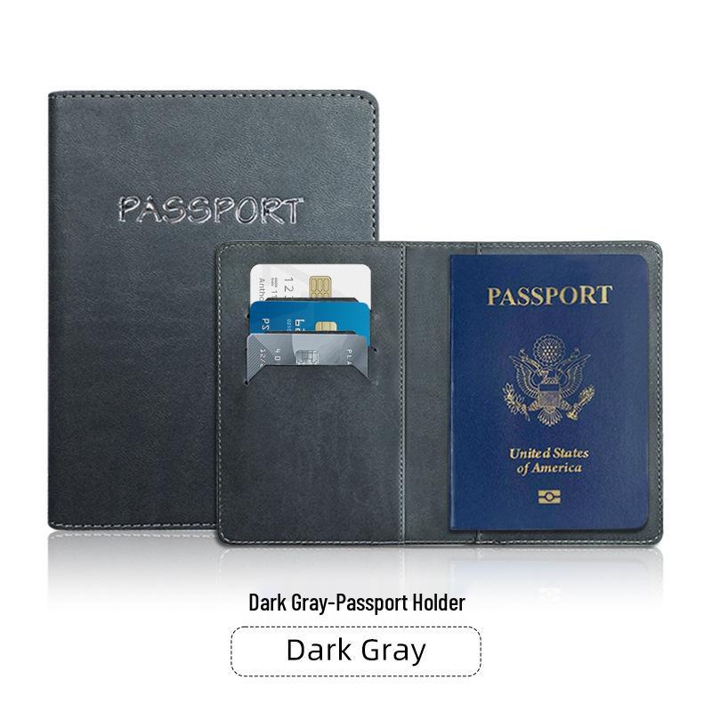 Spot PU Leder Passhülle & Gepäckanhänger Set - Anpassbares Reisegeschenk mit Logo-Option