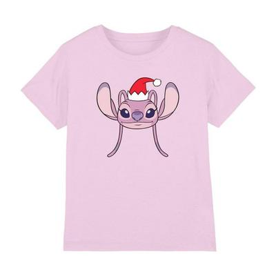 Childrens/Kids Angel Santa Hat Christmas T-Shirt