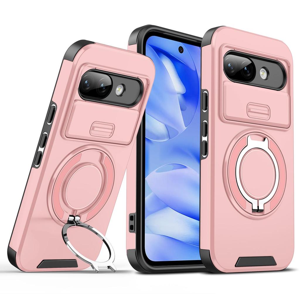 Google Pixel 10A Cross-Border Magnetic Linker Phone Case with Stand and Anti-Drop Protection