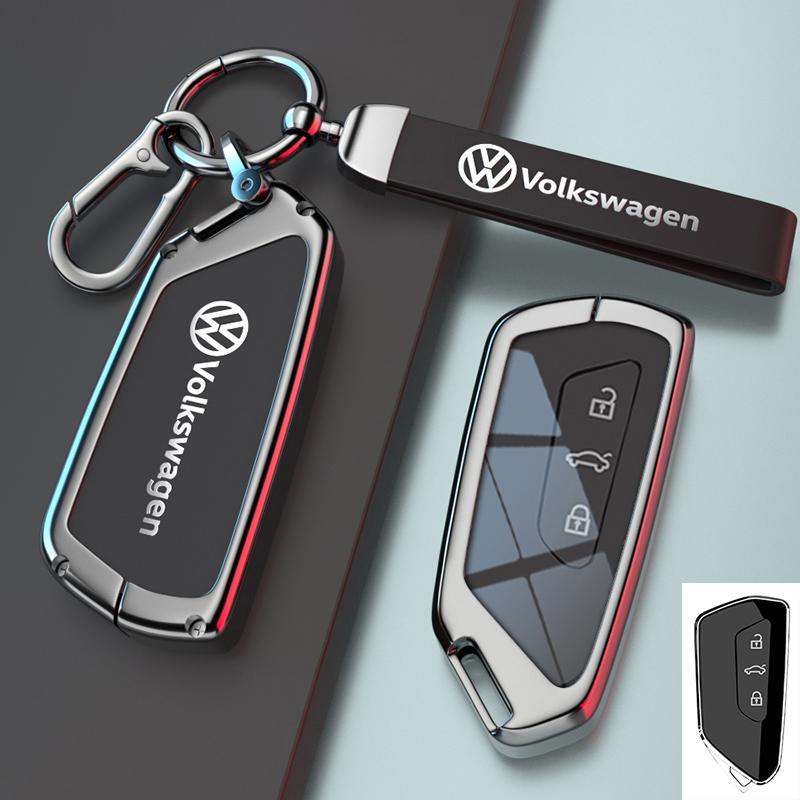 Für VOLKSWAGEN VW für Volkswagen Tiguan VW Golf 7 4 5 Mk4 6 MK7 für Skoda Octavia A7 für Seat Leon Ibiza Altea Metall Auto Schlüsselhülle