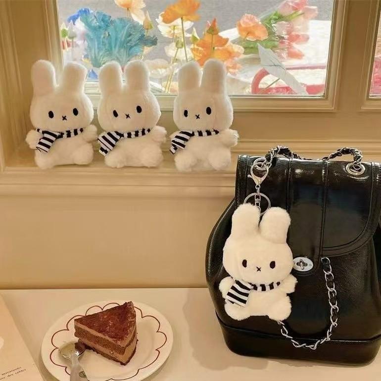 Miffy Rabbit Plush Keychain With Soft Crystal Velvet For Cute Gift And Collectors