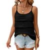 Women Sleeveless Tank Top Pullover Blouse Round Neck Casual Lightweight Layered Summer Shirt