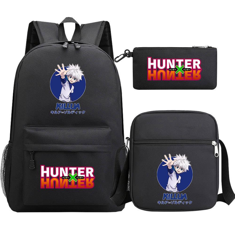 Animation, Full-Time Hunter, Young Students, School Bags, Men'S And Women'S Leisure Travel, Backpacks, Trendy Computer Bags