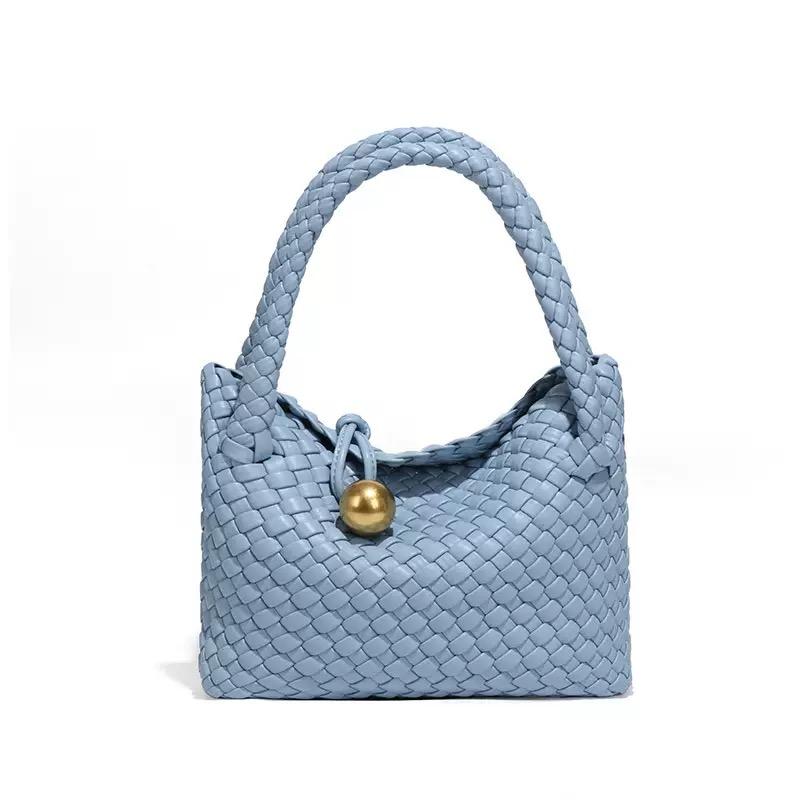 Woven Shoulder Bag for Women Crossbody Tote Bag for Women Small Handbag Vegan Leather Purse Tote Handbag Hobo Bag