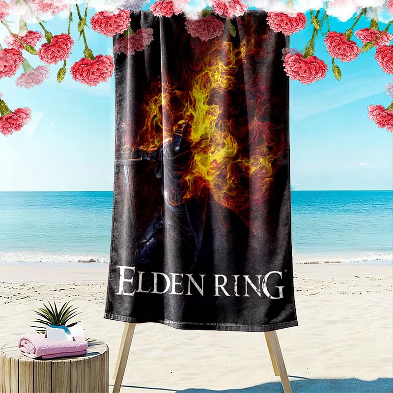 Souls series Print Beach Towel, Large Soft Quick Dry Towel for Beach Camping Swimming