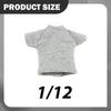 1 Stück Miniaturfigur T-Shirt 1/12 Maßstab Action Kleidung Kostüm Zubehör