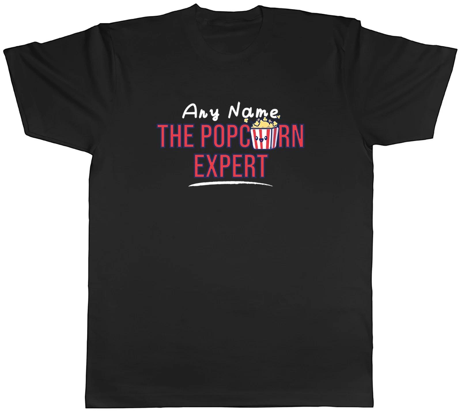 Personalised The Popcorn Expert Mens T-Shirt Tee Gift Top XXXL