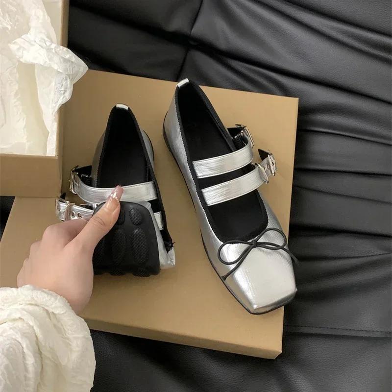 Spring Autumn Women Ballet Flats Fashion Butterfly-knot Ladies Outdoor Dress Flats Female Ballerina Shoes