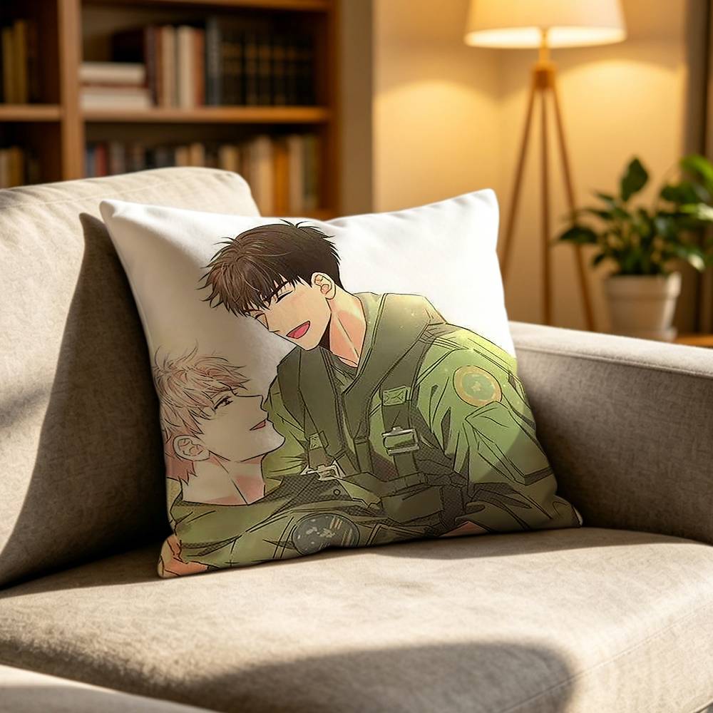 BL M-Manhwa P-Passion Pillow Case Pattern Printed Pillowcase For Living Room Sofa Cushion Cover