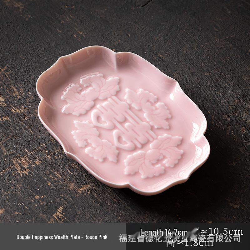 

Chinese Tea & Dessert Plate: Ideal for Weddings, Engagements, Dessert Tables, Pastry, and Fruit Displays