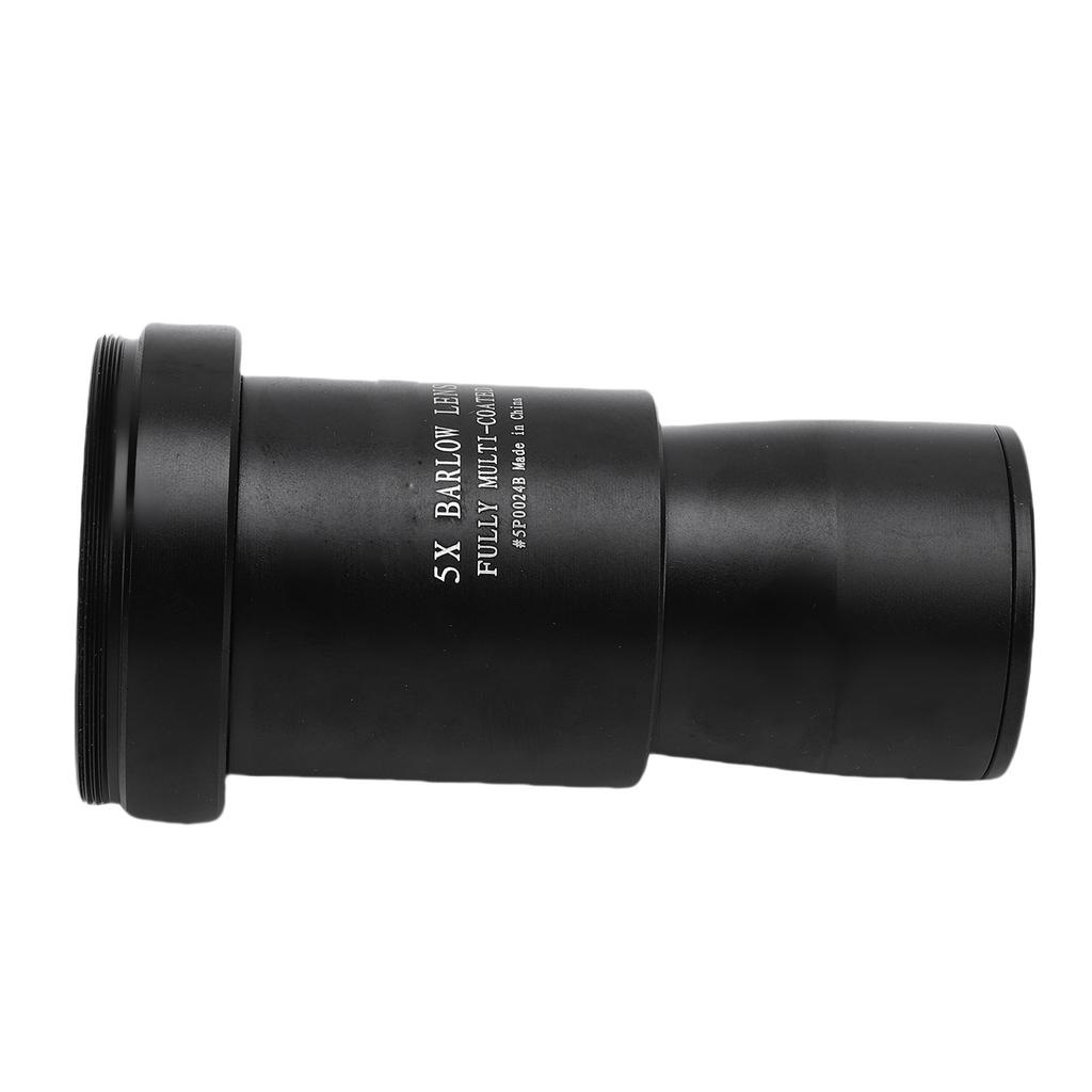 1,25 Zoll 5x Barlowlinse Optisches Glas Vollmetall Barlowlinse für Astronomisches Teleskop Zubehör