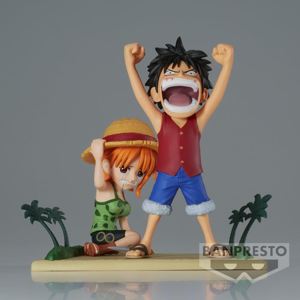 One Piece World Collectible Figure Log Stories Luffy Nami Banpresto One Piece Log Story Luffy Nami Bandai Spirits World Collection Figure & &