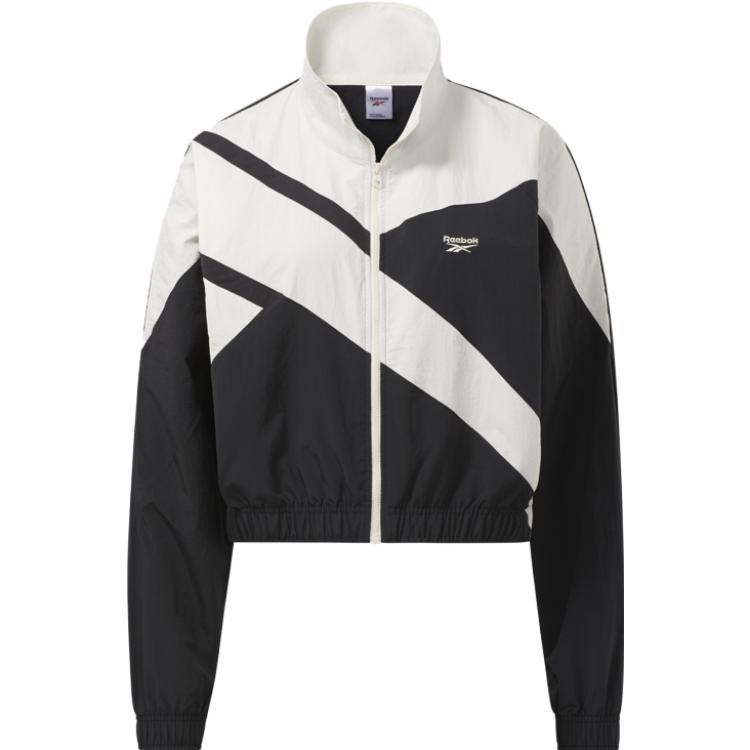 Reebok Women s Classics Franchise Track Top Black/White HH9752 XL