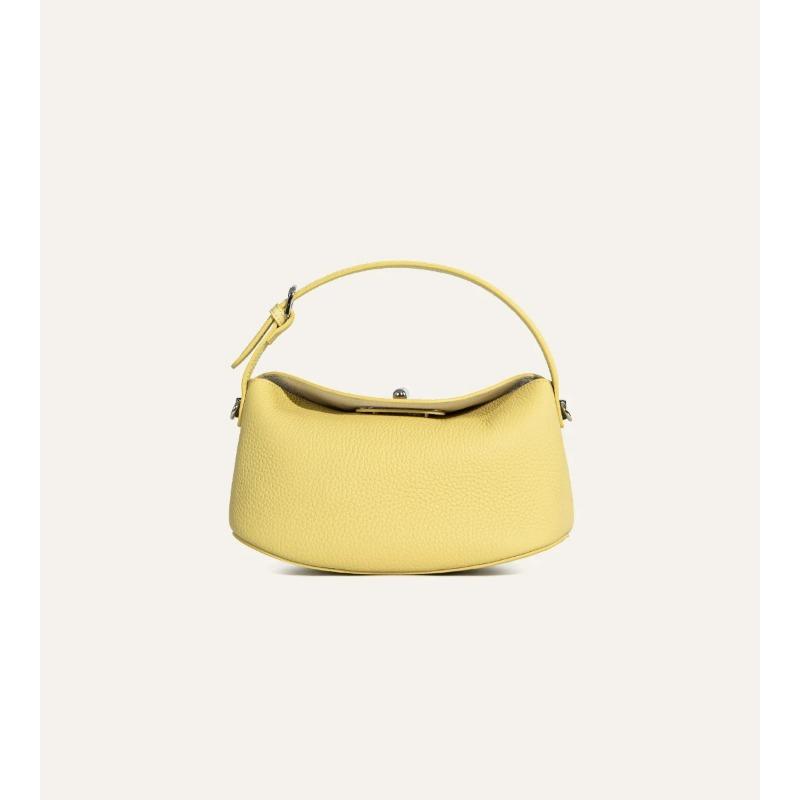 

Niche Design Commuter Handbag Fashionable and Versatile Bucket Bag Simple Single-shoulder Crossbody Bag жовтий