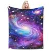 Galaxy Sunglasses  Soft Warm Blanket  Girls Boys Plush Throw Blanket Funny Outdoor Flannel Bedspread Sofa Bed Cover