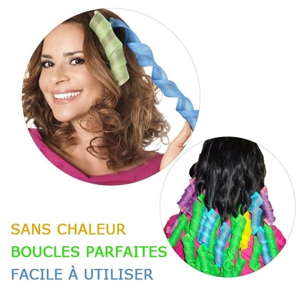 18 velkých měkkých spirálových natáček pro přirozené vlny