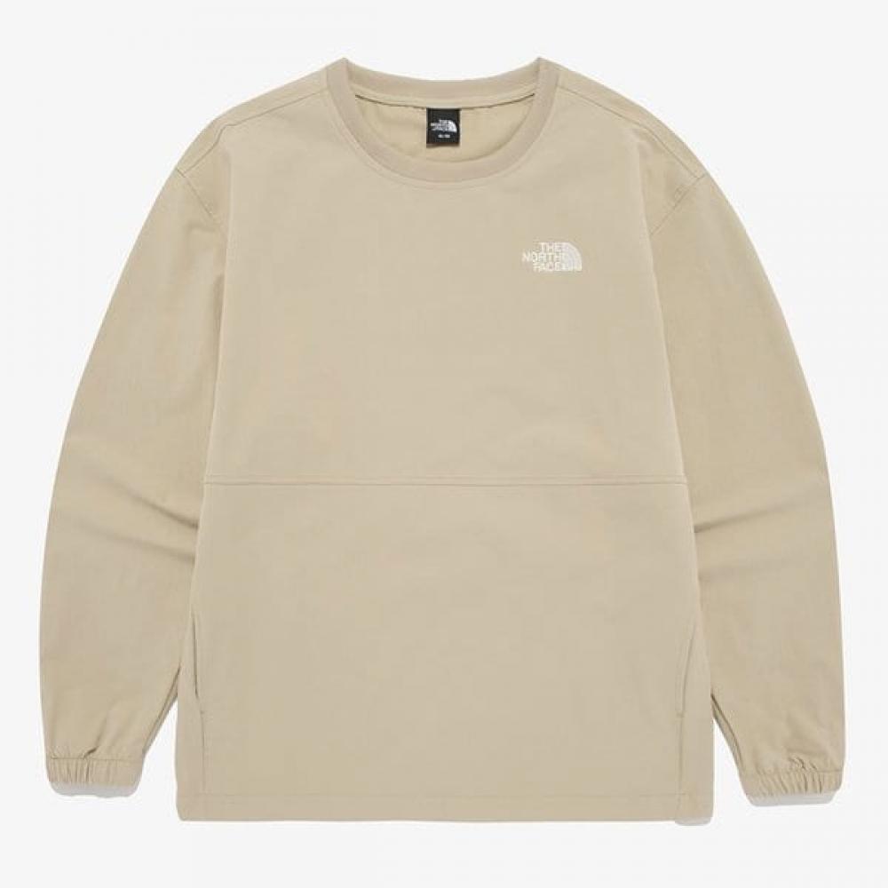 The North Face Men S axiS Crewneck Light Beige Nm5mq51b LIGHT BEIGE/085