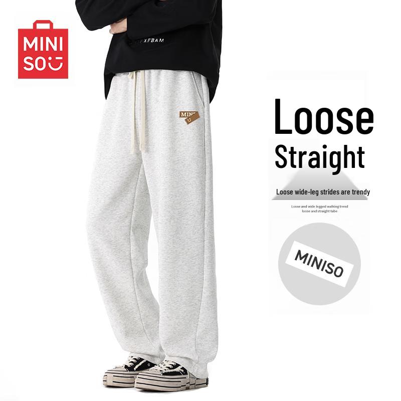 MINISO Unisex Straight-Leg Casual Sweatpants