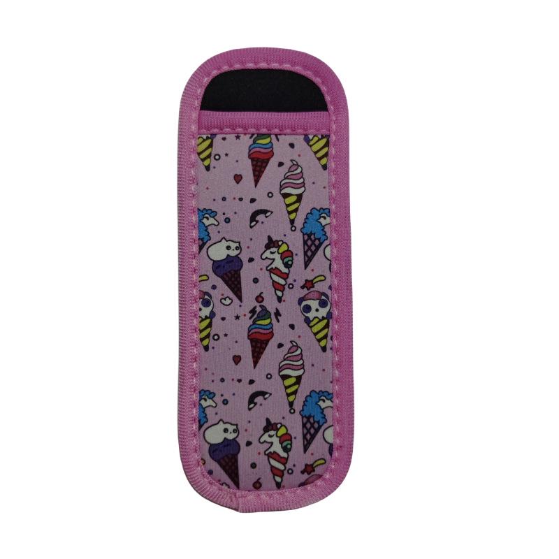 Neoprene Printed Popsicle Sleeve - Ice Pop Protective Cover