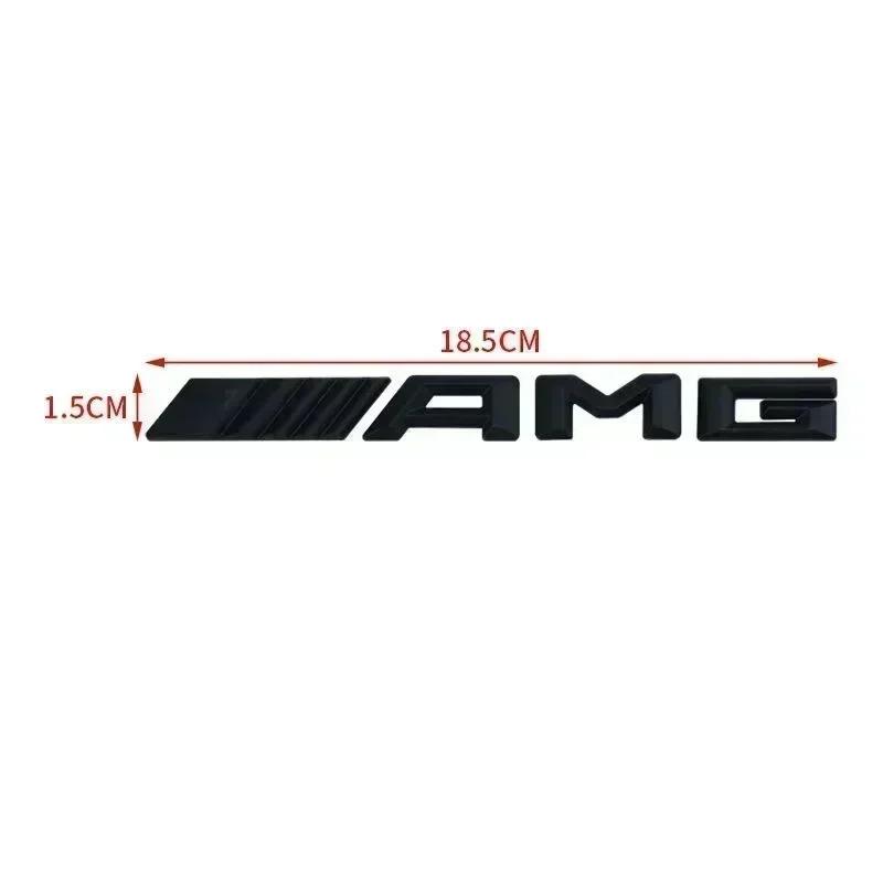 ILY2 3D ABS Car Rear Trunk Badge Decal Letters Sticker For Mercedes Benz AMG A B C E G CLA C63 C63S E53 GT SLK W176 W205 W177 C260L