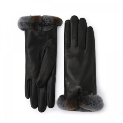 Women S Black Rexpearl Leather gloveS Dcgv9f276bk