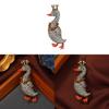 Animal Vintage Brooch With Rhinestone Embellishments For Women And Men