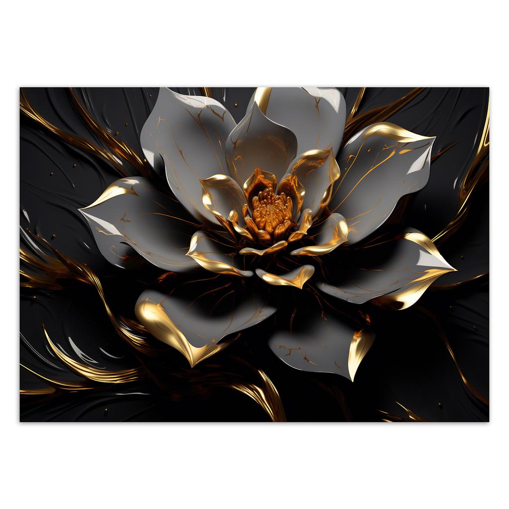 Tapeta Lotosový květ abstraktní