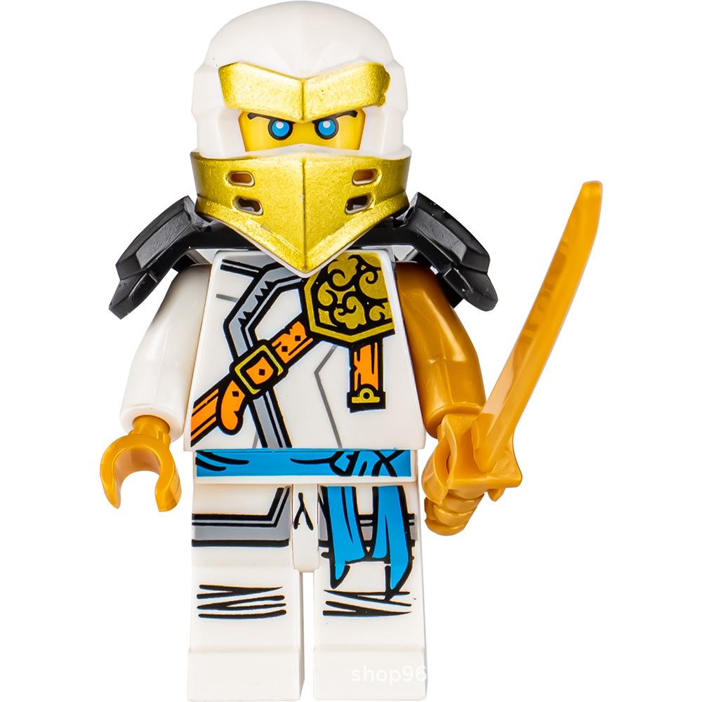 Ninja Warrior Superhero Doll With Weapon Single Building Block Assembly Toy