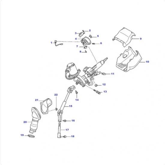 New Steering Column Lower Shaft for Toyota Rav4 Rav 4 MK III 2006-2012 LHD Only
