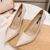 SX988-1 customized women's shoes European and American patent leather sexy super high heels Korean version simple pointed thin heel single shoes