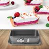 Baking Tray Cake Pan Removable Bottom Effective Heat Distribution