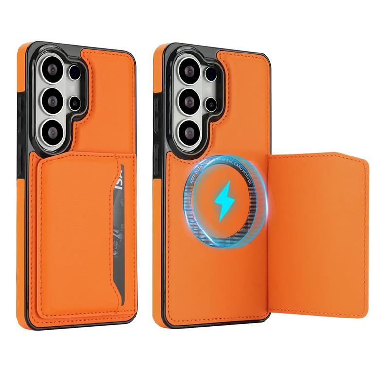 For Samsung Galaxy S26Ultra S22 S24 S23 S25 Plus FE A16 A17 A26 A36 A56 A57 Multifunctional Card Slot Holder Magnetic Phone Case