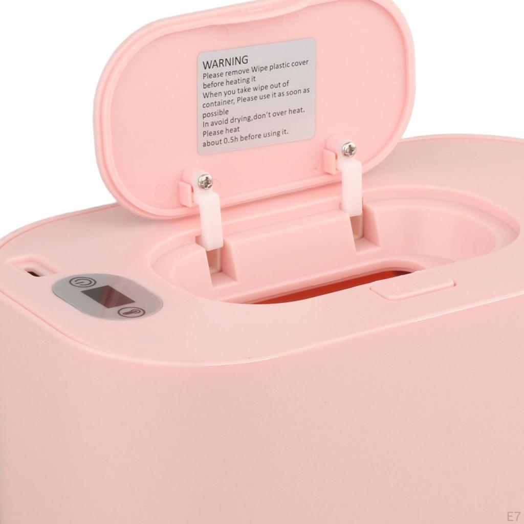 Portable Heated Wipe Dispenser Quick Heating System with Large Capacity Box Tissue