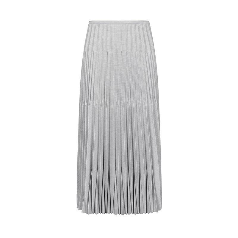 JNBY 2026 Spring Casual A-Line Midi Skirt