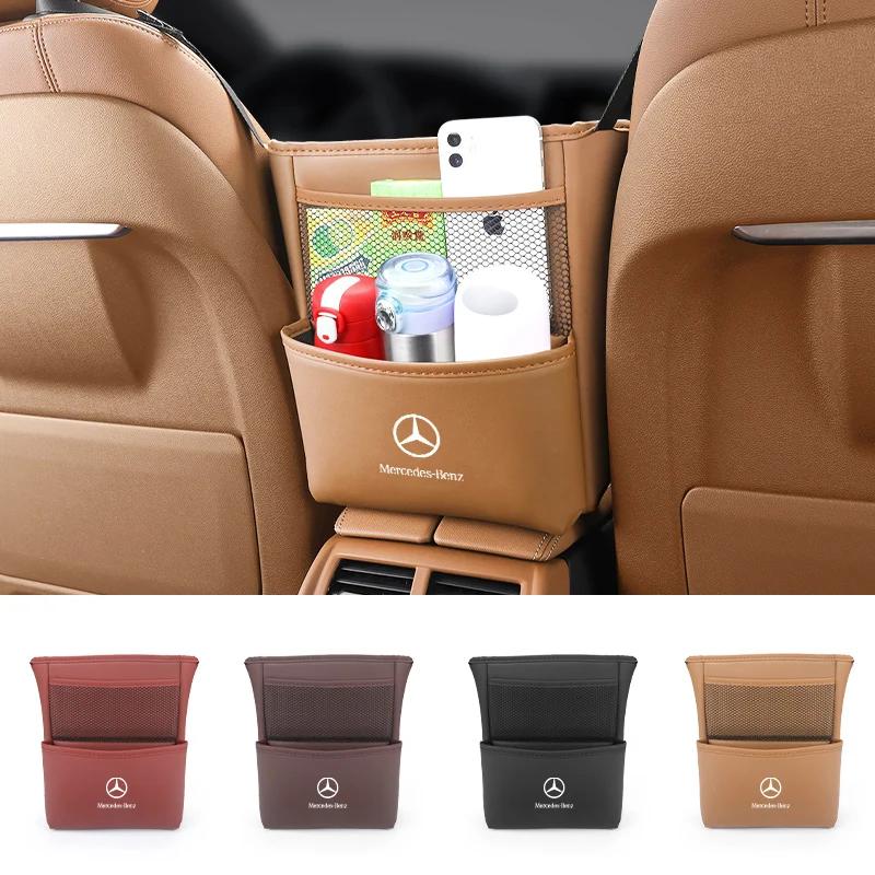 Střední závěsná úložná taška na autosedačku Kapsa do štěrbiny Příslušenství Pro Benz W202 W212 W126 W140 W168 W177 CLS GLE GLC GLS CLA