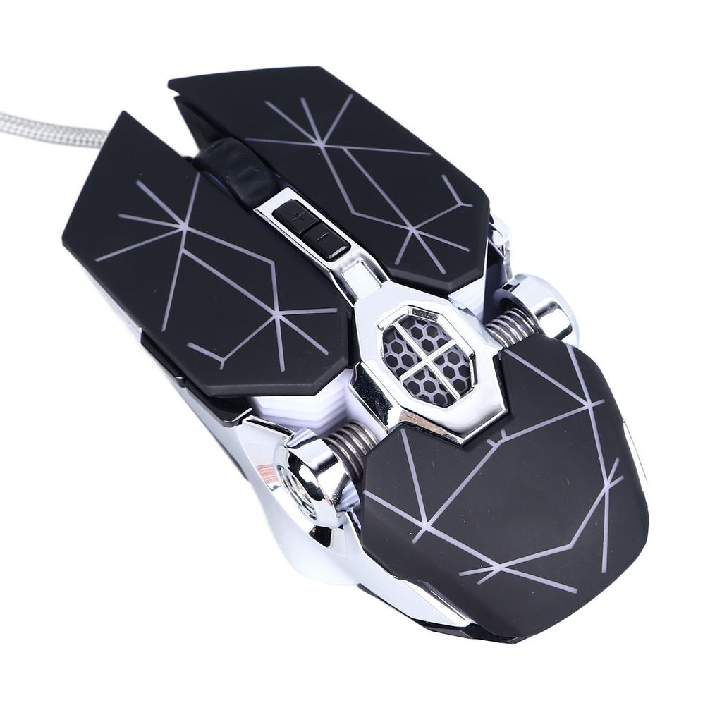 Mechanical Gaming Mouse Precise Control Quick Response RGB Ergonomic Wired Mice for Computer