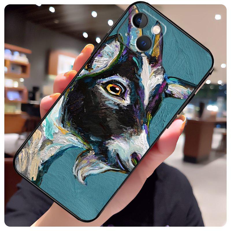 Cute Baby Pygmy Goat Case For iPhone 13 14 11 12 15 Pro Max X XR XS Max 7 8 Plus SE 2020 2022 14 Plus Back Cover