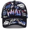 Graffiti printing Baseball Cap Outdoor cotton Shade Hat men women Summer Caps adjustable Leisure hats